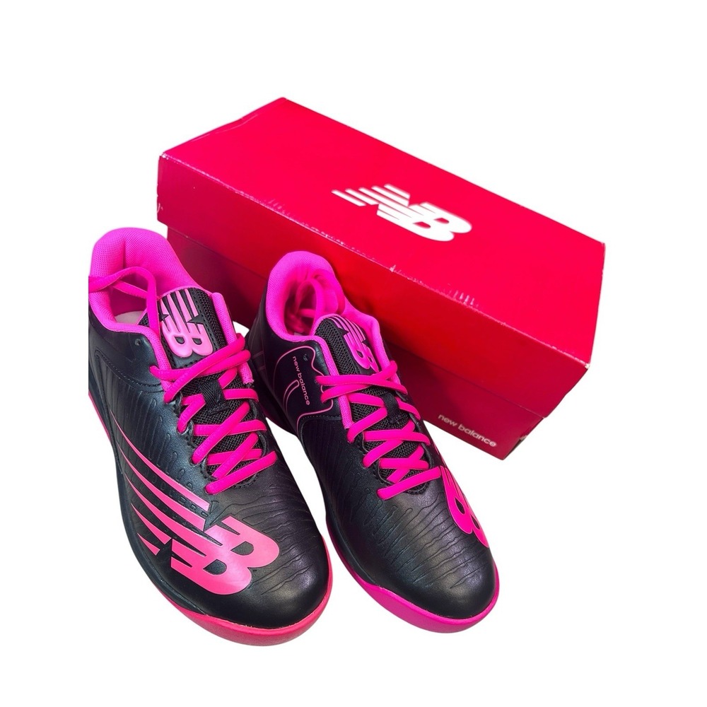 New Balance Shoes Kids Size 4.5 Black Cleats Sneakers Sports NIB - J4040BP6 - Picture 2 of 7